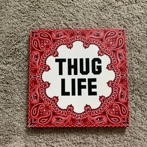 Thug life red white picture